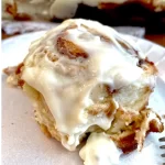 World's Best Cinnamon Roll Dripping with Frosting